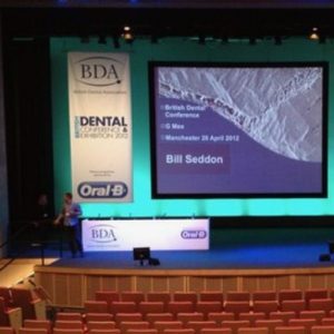 Presenting at the British Dental Association, Manchester, England